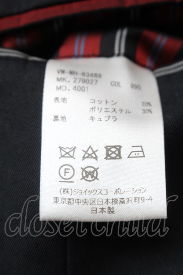 画像4: ヴィヴィアンウエストウッド MAN 中古 / ミントカラーコート 44 黒  S-25-10-22-045-co-AS-ZS (4)