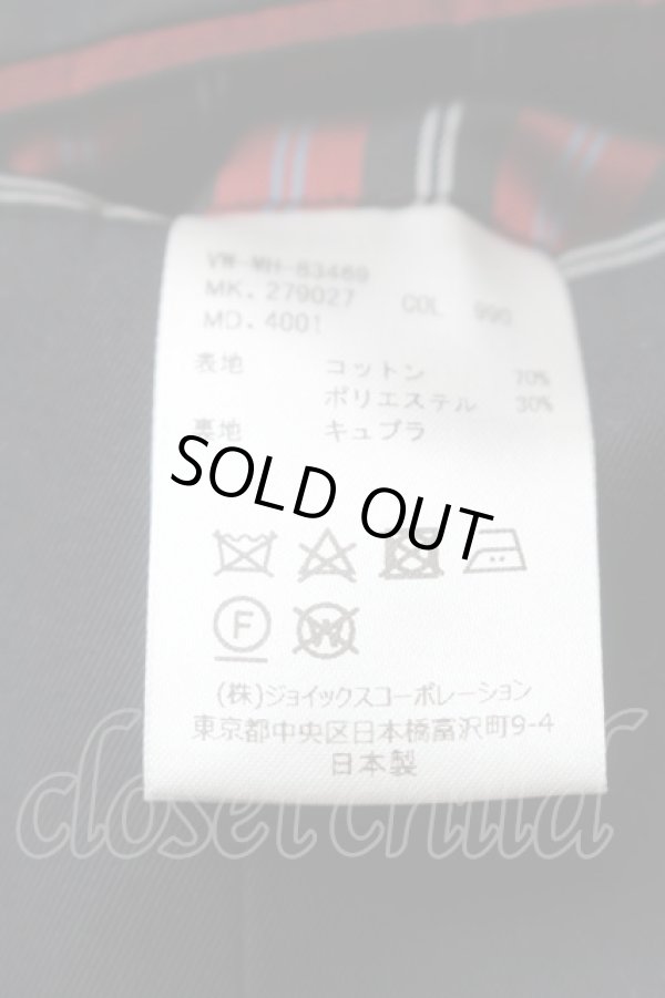 画像4: ヴィヴィアンウエストウッド MAN 中古 / ミントカラーコート 44 黒  S-25-10-22-045-co-AS-ZS (4)