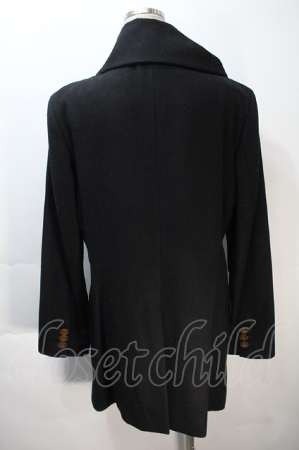 画像2: ヴィヴィアンウエストウッド MAN 中古 / メルトンミントカラーコート 48 黒  S-25-10-22-046-co-AS-ZS (2)