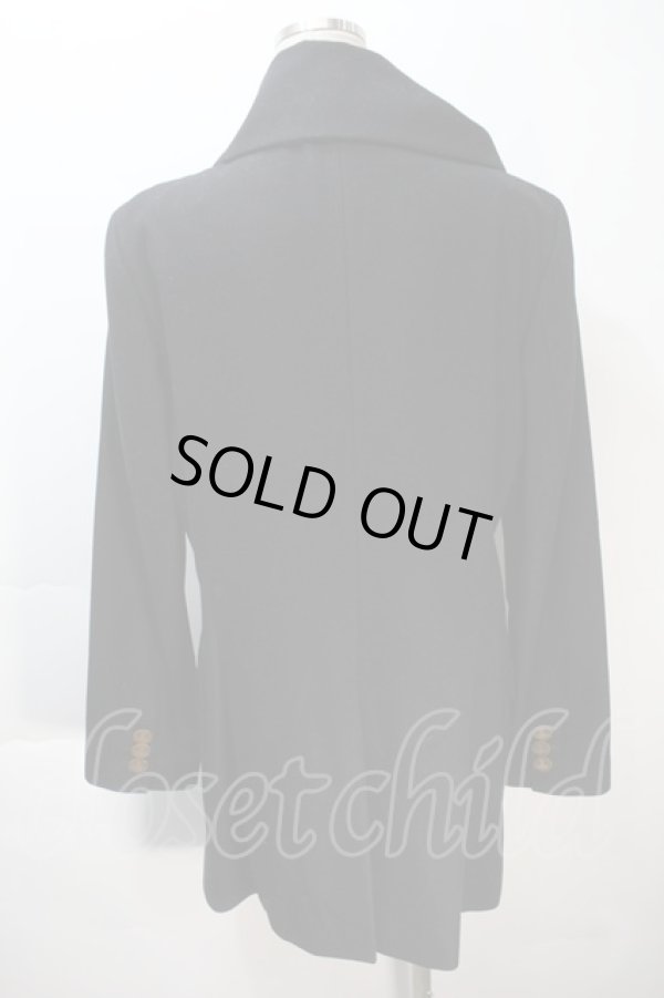 画像2: ヴィヴィアンウエストウッド MAN 中古 / メルトンミントカラーコート 48 黒  S-25-10-22-046-co-AS-ZS (2)