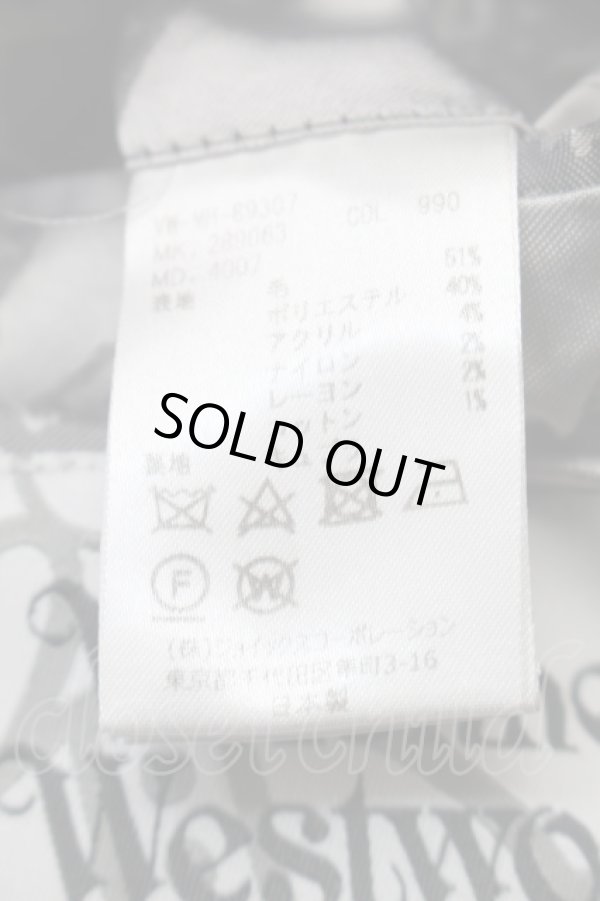 画像5: ヴィヴィアンウエストウッド MAN 中古 / メルトンミントカラーコート 48 黒  S-25-10-22-046-co-AS-ZS (5)