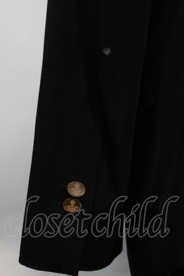 画像3: ヴィヴィアンウエストウッド MAN 中古 / DLスーツ 46 黒  S-25-10-22-049-su-AS-ZS (3)