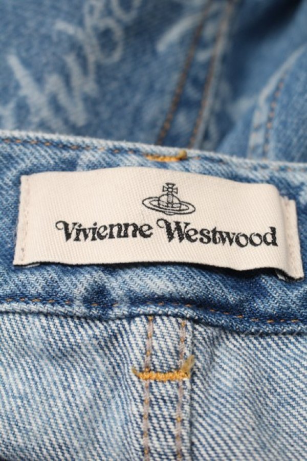 画像7: ヴィヴィアンウエストウッド 中古 / DRUNKEN ジーンズ 28 ブルー  S-25-10-22-051-sk-AS-ZS (7)