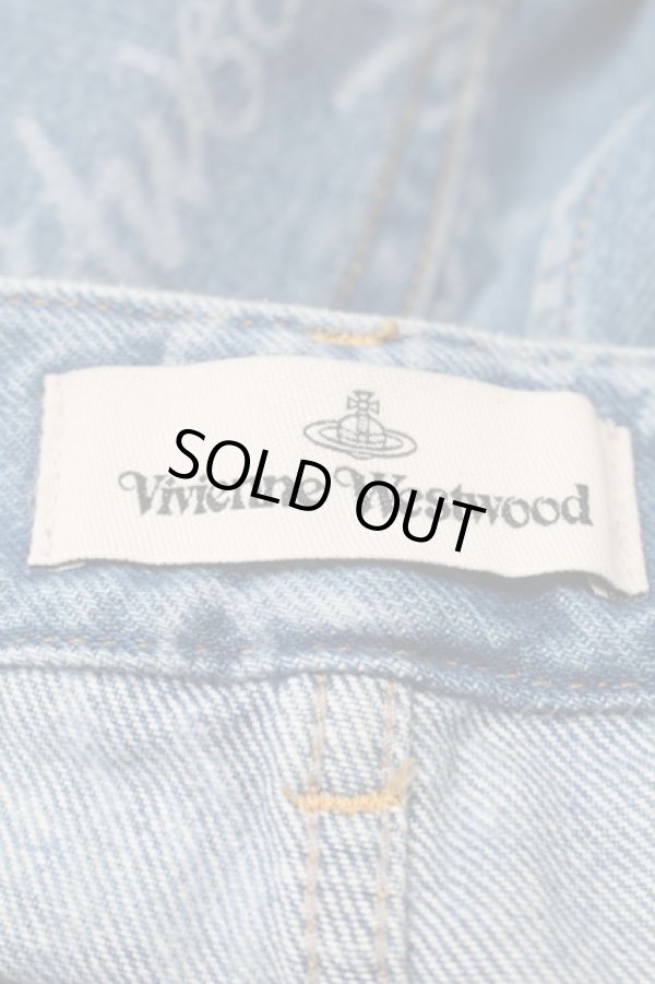 画像7: ヴィヴィアンウエストウッド 中古 / DRUNKEN ジーンズ 28 ブルー  S-25-10-22-051-sk-AS-ZS (7)