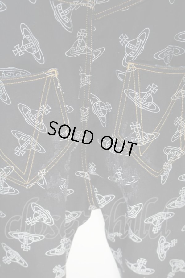 画像4: ヴィヴィアンウエストウッド 中古 / ORB RANCH ツイストシームデニム S 黒  S-25-10-22-055-pa-AS-ZS (4)