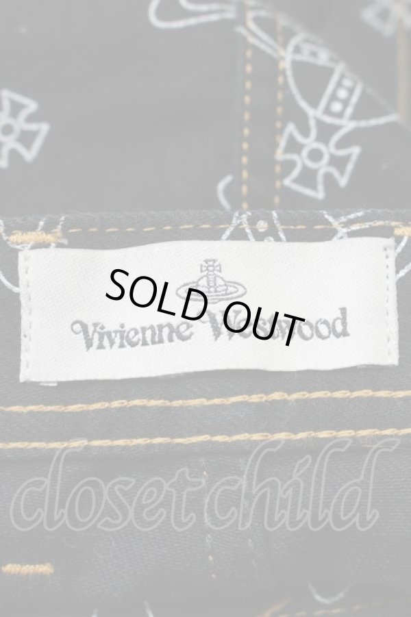 画像5: ヴィヴィアンウエストウッド 中古 / ORB RANCH ツイストシームデニム S 黒  S-25-10-22-055-pa-AS-ZS (5)