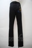 画像2: ヴィヴィアンウエストウッド MAN 中古 / オーブプリントポケットデニム 48 黒  S-25-10-22-057-pa-AS-ZS (2)