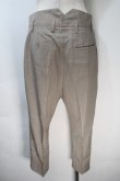 画像2: ヴィヴィアンウエストウッド 中古 / ウィンドーペーンチェックパンツ 38 ベージュ  S-25-10-22-058-pa-HR-ZS (2)