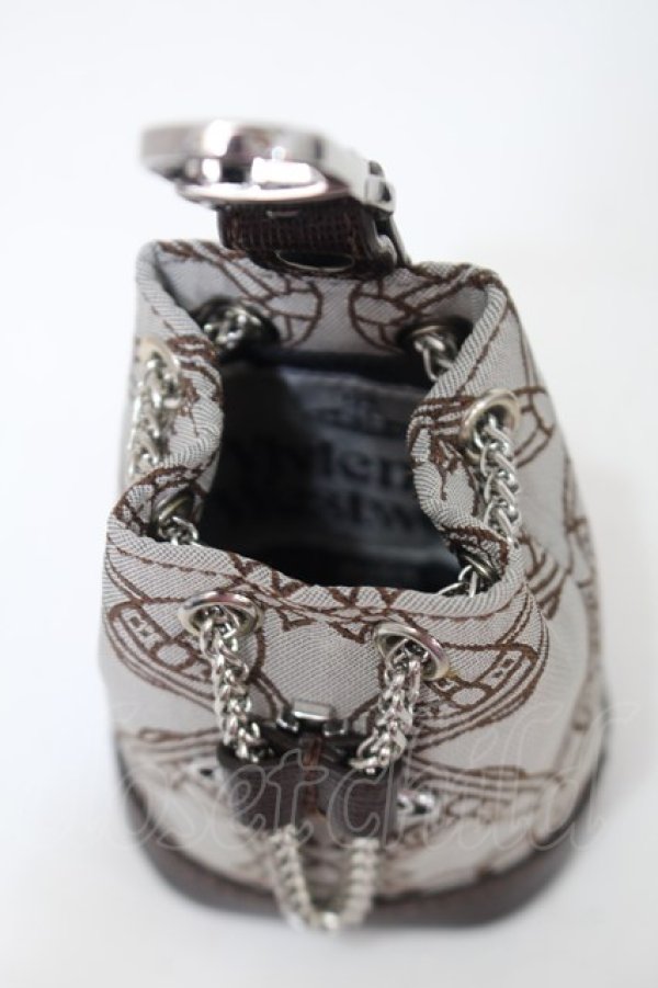 画像5: ヴィヴィアンウエストウッド 中古 / DAISYチャームバッグ  ブラウン  S-25-10-22-011-gd-AS-ZS (5)