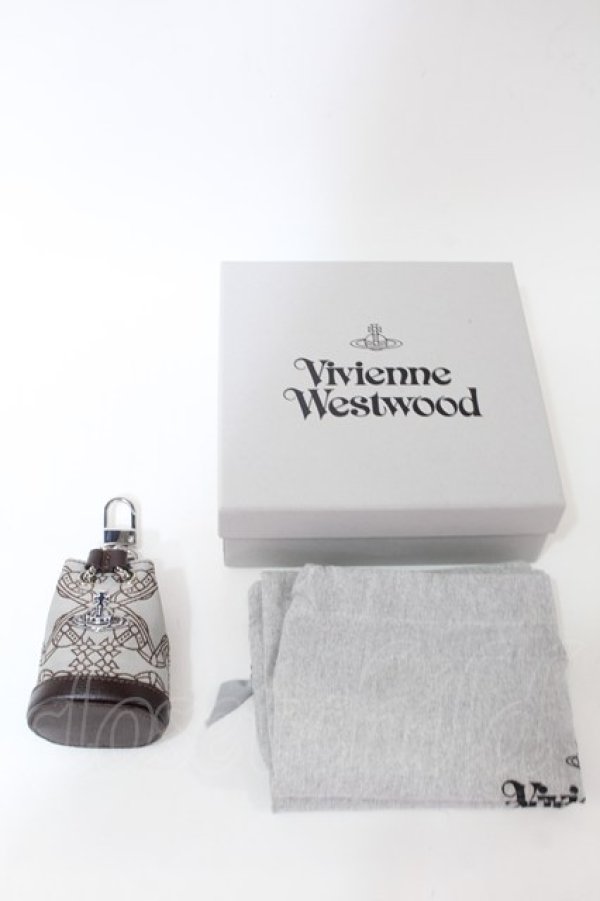 画像6: ヴィヴィアンウエストウッド 中古 / DAISYチャームバッグ  ブラウン  S-25-10-22-011-gd-AS-ZS (6)