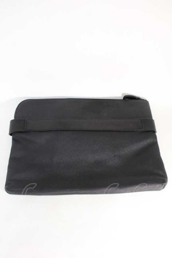 画像2: ヴィヴィアンウエストウッド 中古 / ベルトデザインクラッチバッグ  黒  S-25-10-22-012-ba-AS-ZS (2)