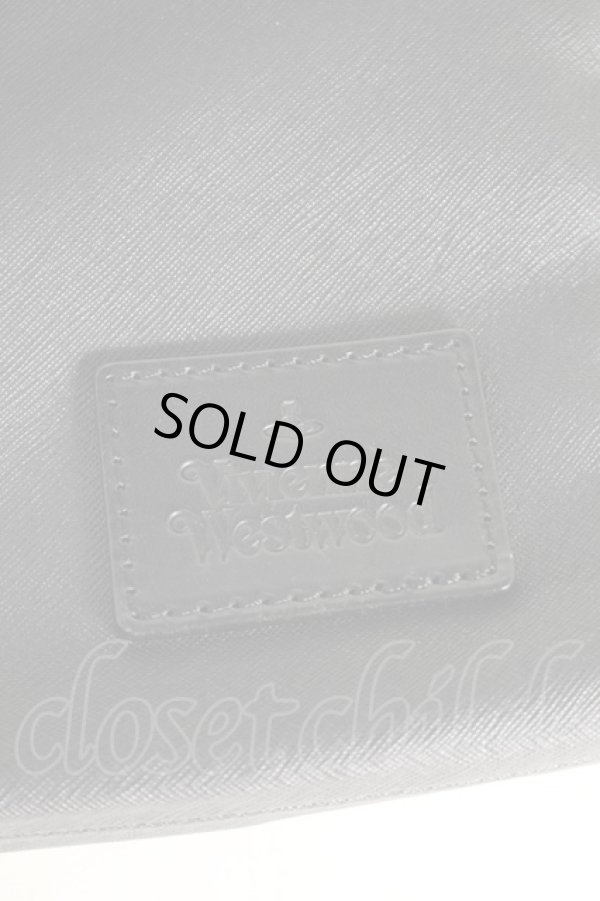 画像4: ヴィヴィアンウエストウッド 中古 / ベルトデザインクラッチバッグ  黒  S-25-10-22-012-ba-AS-ZS (4)