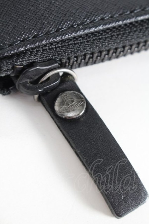 画像5: ヴィヴィアンウエストウッド 中古 / ベルトデザインクラッチバッグ  黒  S-25-10-22-012-ba-AS-ZS (5)