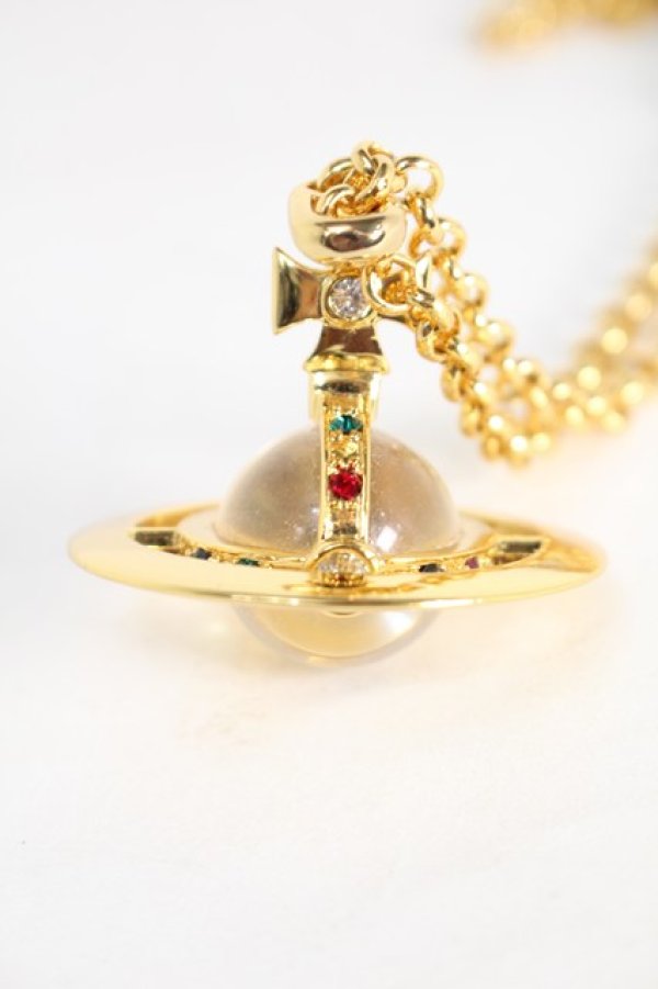 画像3: ヴィヴィアンウエストウッド 中古 / スモールオーブネックレス   S-25-10-22-013-nl-AS-ZS (3)