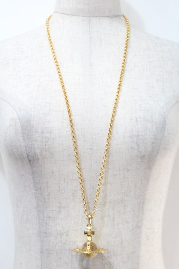 画像7: ヴィヴィアンウエストウッド 中古 / スモールオーブネックレス   S-25-10-22-013-nl-AS-ZS (7)