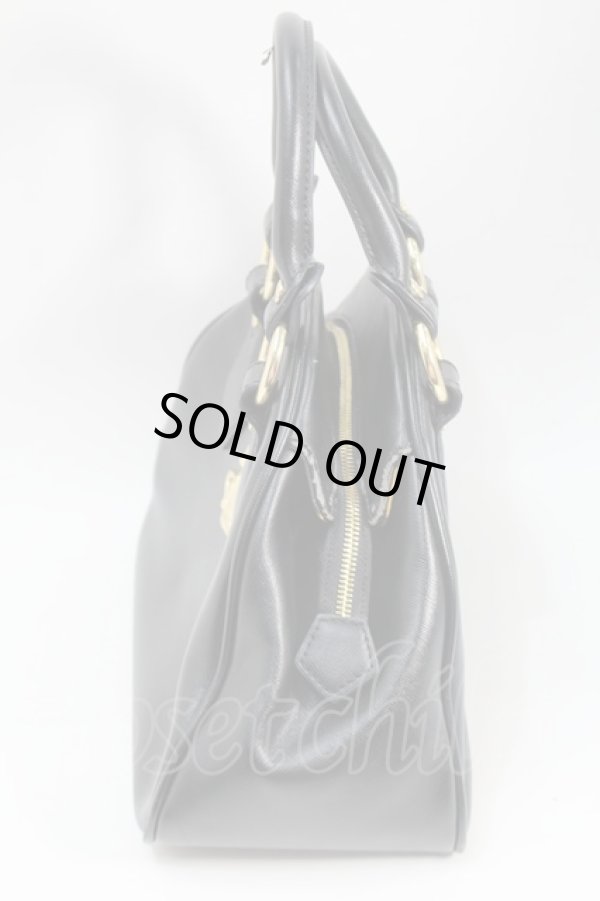 画像2: ヴィヴィアンウエストウッド 中古 / オーブヤスミンバッグ  黒  S-25-10-22-016-ba-AS-ZS (2)