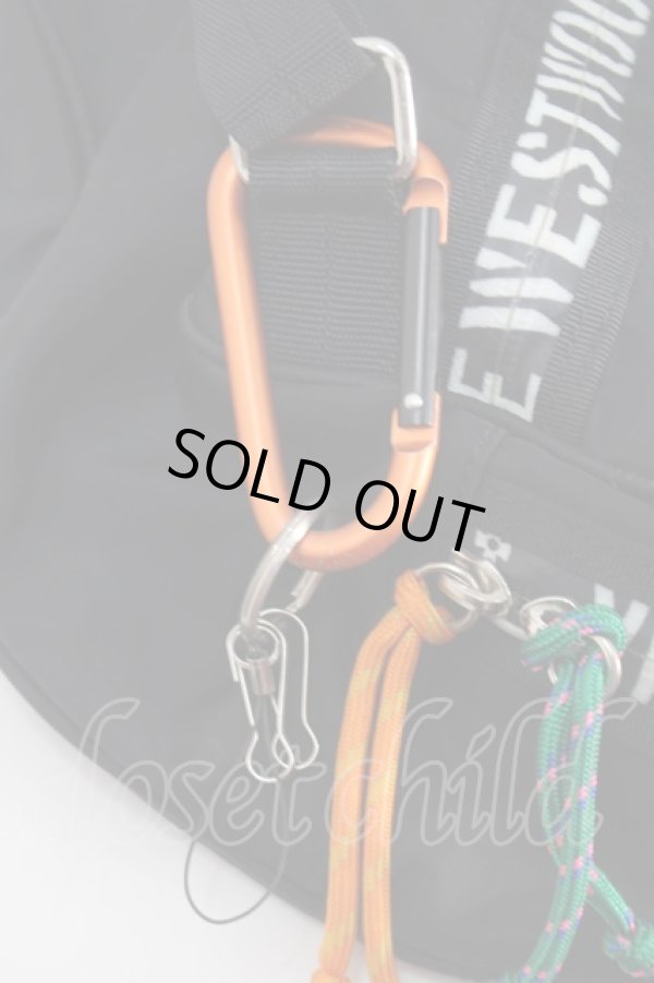 画像7: ヴィヴィアンウエストウッド 中古 / ロープデザインジムバッグ  黒  S-25-10-22-017-ba-AS-ZS (7)