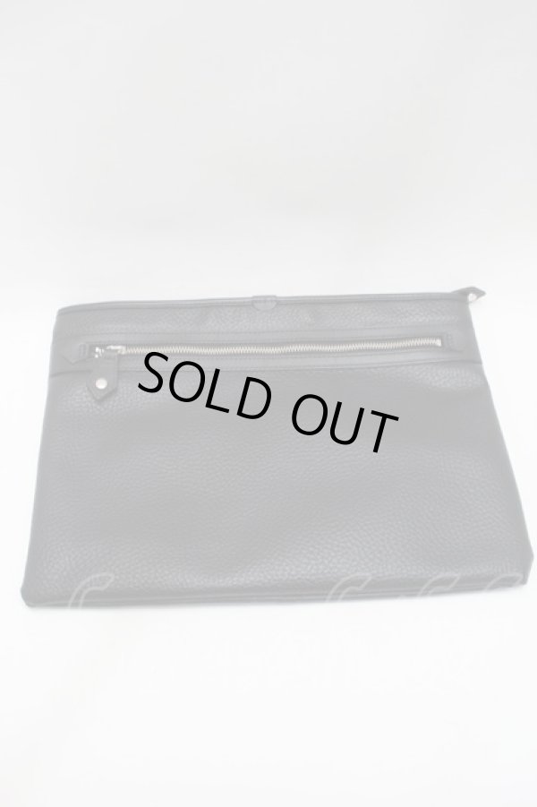 画像2: ヴィヴィアンウエストウッド 中古 / ハミルトンメンズクラッチバッグ  黒  S-25-10-29-030-ba-AS-ZS (2)