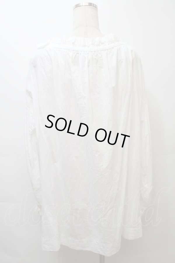 画像2: ANGLOMANIA 中古 / シャーリングトップス S/M 白  S-25-10-29-031-to-AS-ZS (2)