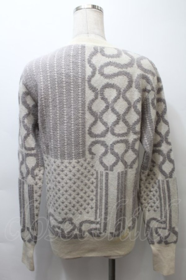 画像2: ヴィヴィアンウエストウッド MAN 中古 / スクイグルニット M オフ  S-25-10-29-032-to-YM-ZS (2)