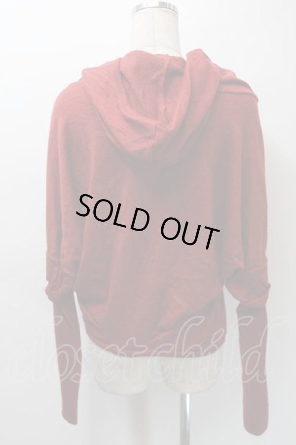 画像2: ヴィヴィアンウエストウッド 中古 / フード付キニット XS 赤  S-25-10-29-036-to-AS-ZS (2)