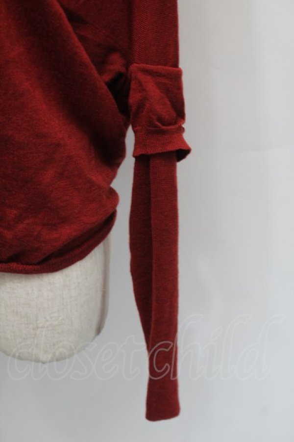 画像3: ヴィヴィアンウエストウッド 中古 / フード付キニット XS 赤  S-25-10-29-036-to-AS-ZS (3)