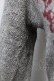 画像4: ヴィヴィアンウエストウッド 中古 / アラベスクオーブジャガードニットワンピース 2 グレー  S-25-10-29-038-op-AS-ZS (4)