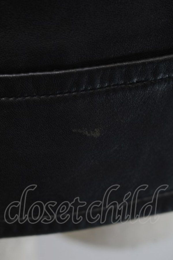 画像4: ヴィヴィアンウエストウッド 中古 / シングルライダースジャケット 2 黒  S-25-10-29-044-jc-AS-ZS (4)