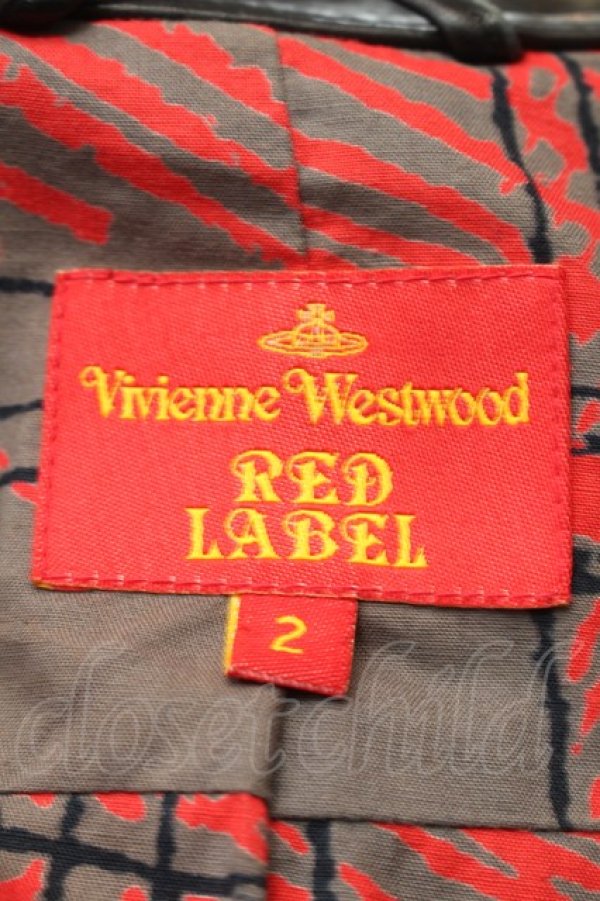 画像5: ヴィヴィアンウエストウッド 中古 / シングルライダースジャケット 2 黒  S-25-10-29-044-jc-AS-ZS (5)