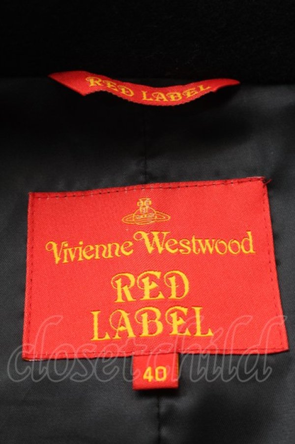 画像4: ヴィヴィアンウエストウッド 中古 / ウールロングコート 40 黒  S-25-10-29-045-co-AS-ZS (4)