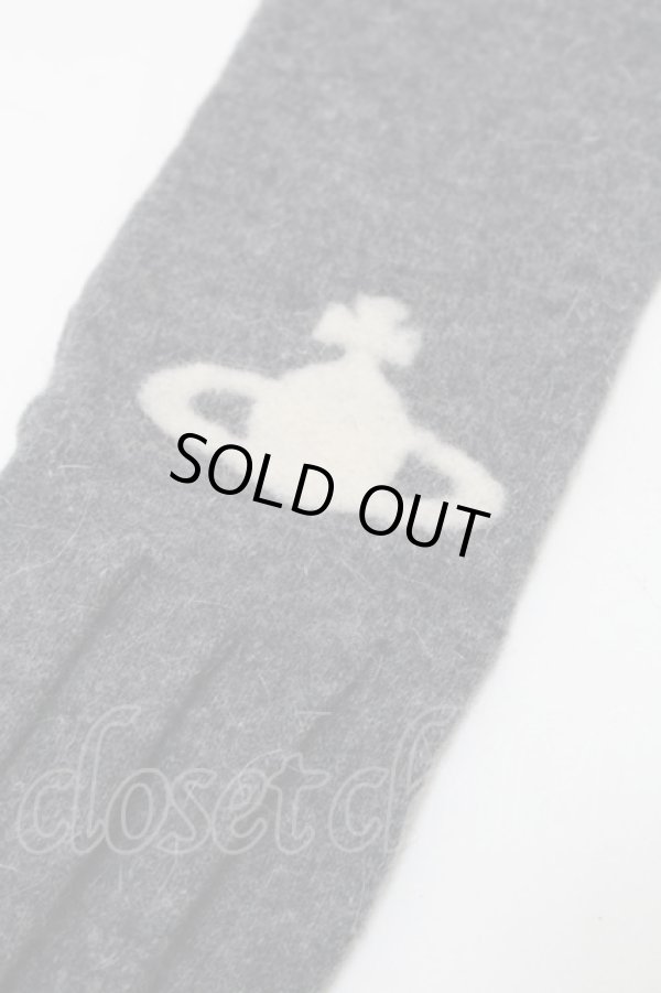 画像3: ヴィヴィアンウエストウッド 中古 / ジャガードオーブグローブ  グレー  S-25-10-29-006-gd-AS-ZS (3)