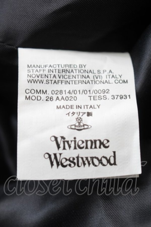 画像5: ヴィヴィアンウエストウッド 中古 / ウールロングコート 40 黒  S-25-10-29-045-co-AS-ZS (5)