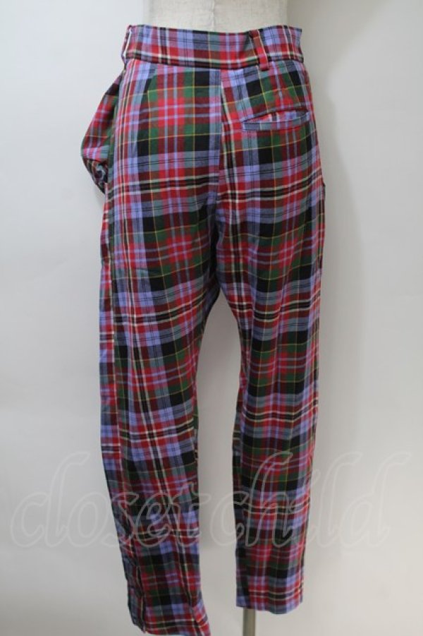 画像2: ヴィヴィアンウエストウッド 中古 / チェック変形パンツ 36 マルチ  S-25-10-29-052-pa-AS-ZS (2)