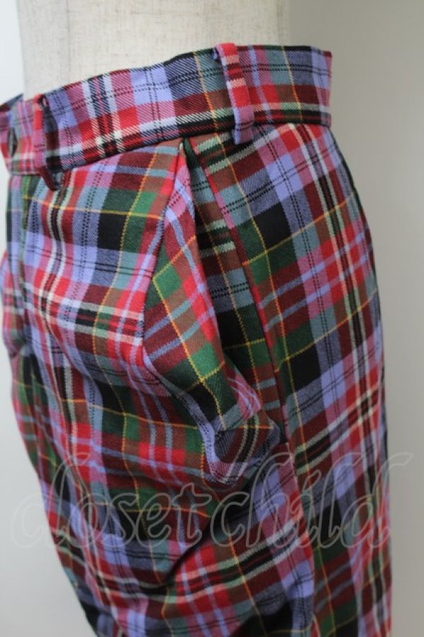 画像3: ヴィヴィアンウエストウッド 中古 / チェック変形パンツ 36 マルチ  S-25-10-29-052-pa-AS-ZS (3)
