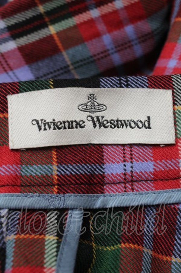 画像4: ヴィヴィアンウエストウッド 中古 / チェック変形パンツ 36 マルチ  S-25-10-29-052-pa-AS-ZS (4)
