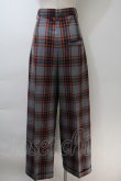 画像2: ヴィヴィアンウエストウッド MAN 中古 / トラウザーズタータンチェックパンツ 44 グレーxオレンジ  S-25-10-29-053-pa-AS-ZS (2)