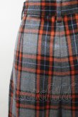 画像3: ヴィヴィアンウエストウッド MAN 中古 / トラウザーズタータンチェックパンツ 44 グレーxオレンジ  S-25-10-29-053-pa-AS-ZS (3)