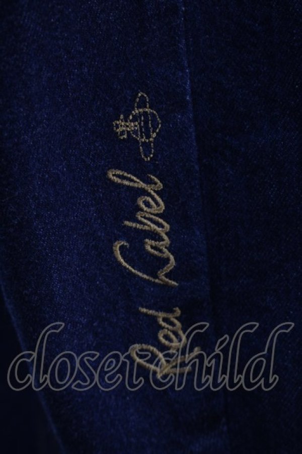 画像3: ヴィヴィアンウエストウッド 中古 / オーブ刺繍デニムパンツ 02 インディゴ  S-25-10-29-054-pa-HR-ZS (3)