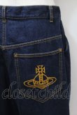 画像4: ヴィヴィアンウエストウッド 中古 / オーブ刺繍デニムパンツ 02 インディゴ  S-25-10-29-054-pa-HR-ZS (4)