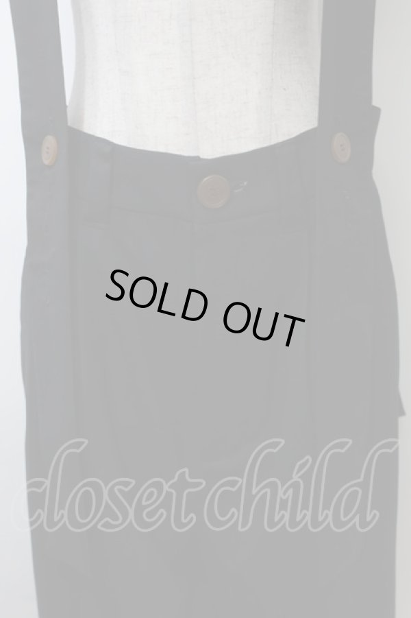 画像3: ヴィヴィアンウエストウッド MAN 中古 / サスペンダーパンツ 44 黒  S-25-10-29-055-pa-AS-ZS (3)