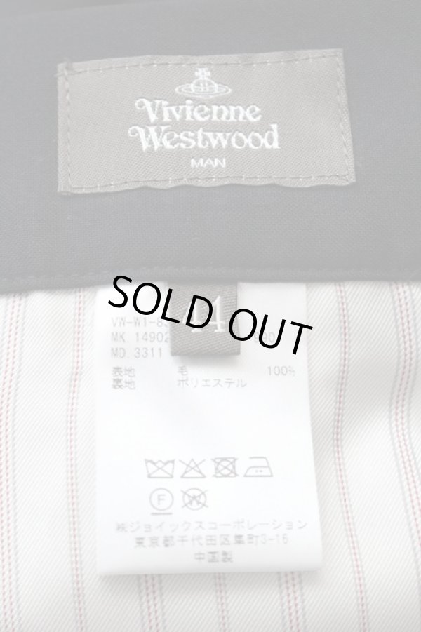 画像4: ヴィヴィアンウエストウッド MAN 中古 / サスペンダーパンツ 44 黒  S-25-10-29-055-pa-AS-ZS (4)