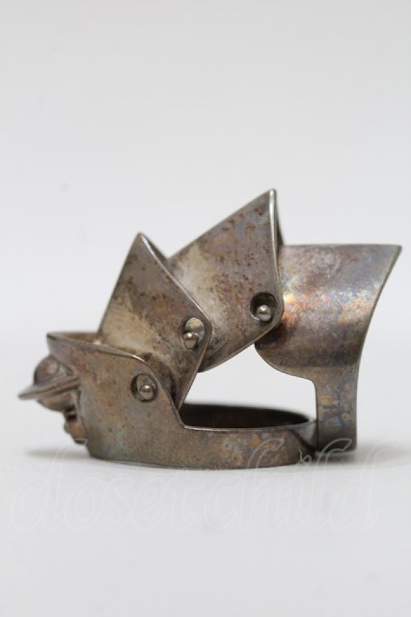 画像2: ヴィヴィアンウエストウッド 中古 / アーマーリング M シルバー  S-25-10-29-012-rg-AS-ZS (2)