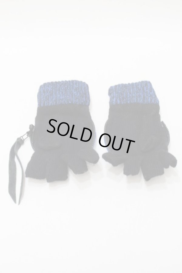 画像2: ヴィヴィアンウエストウッド 中古 / 折リタタミ指ヌキグローブ  ブルー  S-25-10-29-002-gd-AS-ZS (2)