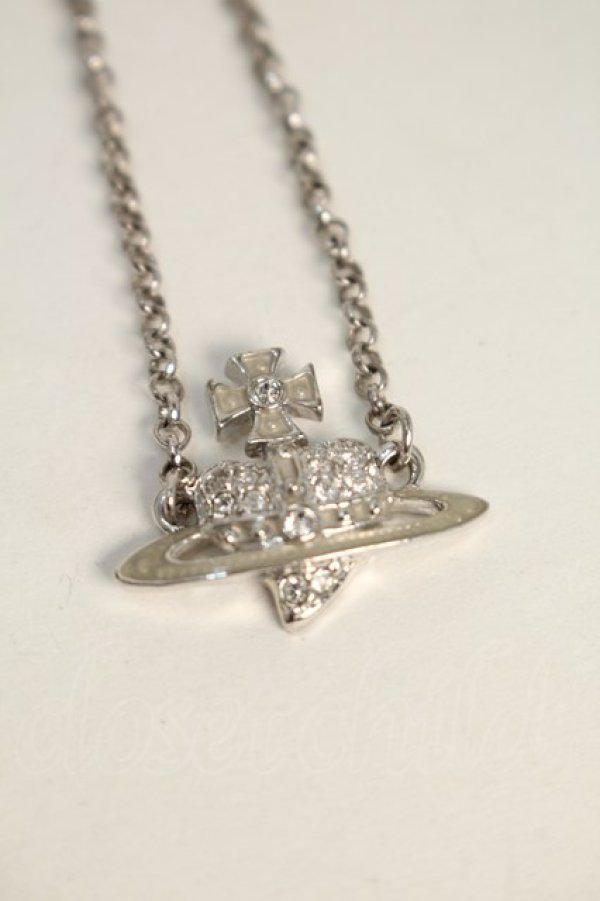 画像3: ヴィヴィアンウエストウッド 中古 / ディアマンテハートブレス  シルバー  S-25-10-29-013-ac-AS-ZS (3)