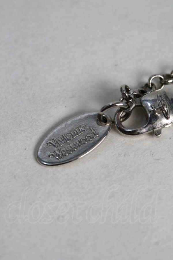 画像4: ヴィヴィアンウエストウッド 中古 / ディアマンテハートブレス  シルバー  S-25-10-29-013-ac-AS-ZS (4)