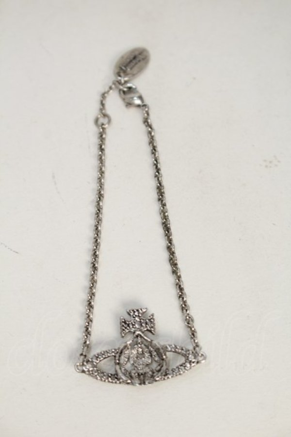 画像2: ヴィヴィアンウエストウッド 中古 / オーブブレスレット  シルバー  S-25-10-29-014-ac-AS-ZS (2)