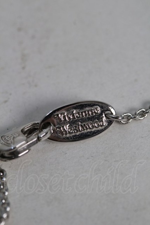 画像3: ヴィヴィアンウエストウッド 中古 / ピースオーブネックレス  シルバー  S-25-10-29-015-ac-AS-ZS (3)