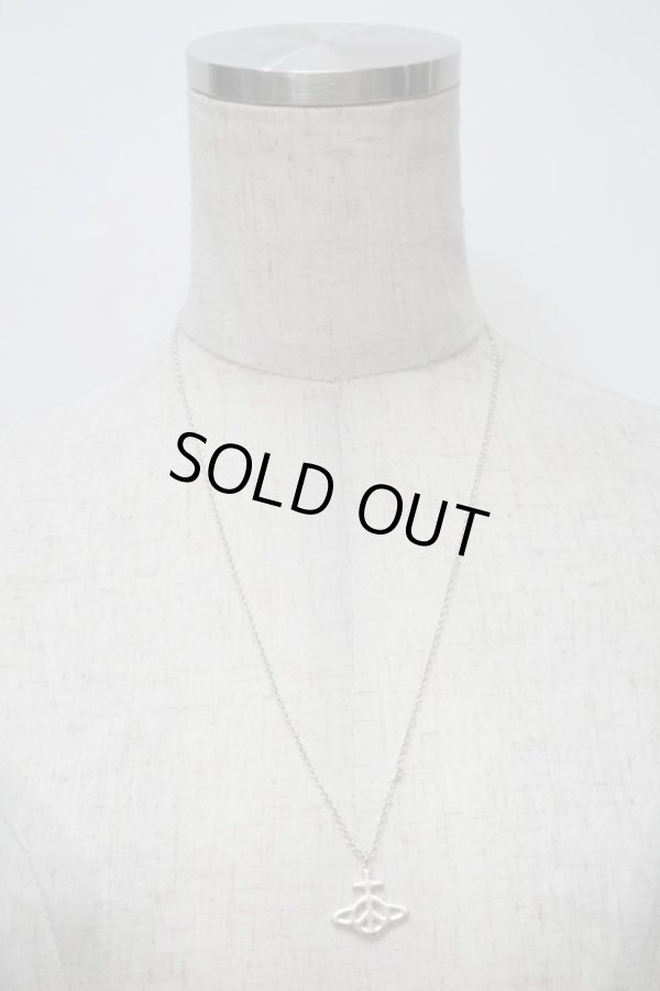 画像4: ヴィヴィアンウエストウッド 中古 / ピースオーブネックレス  シルバー  S-25-10-29-015-ac-AS-ZS (4)