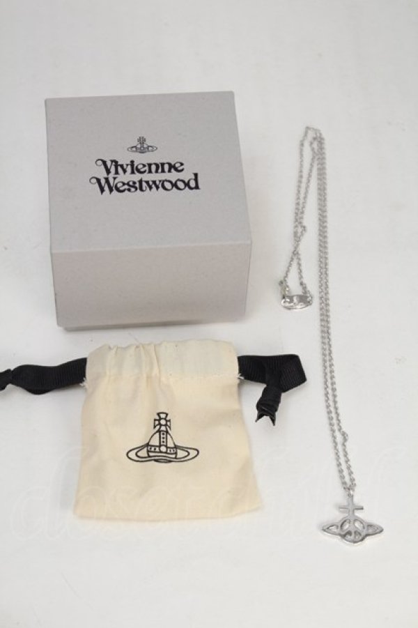 画像5: ヴィヴィアンウエストウッド 中古 / ピースオーブネックレス  シルバー  S-25-10-29-015-ac-AS-ZS (5)