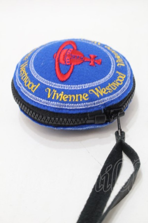 画像4: ヴィヴィアンウエストウッド 中古 / 折リタタミ指ヌキグローブ  ブルー  S-25-10-29-002-gd-AS-ZS (4)